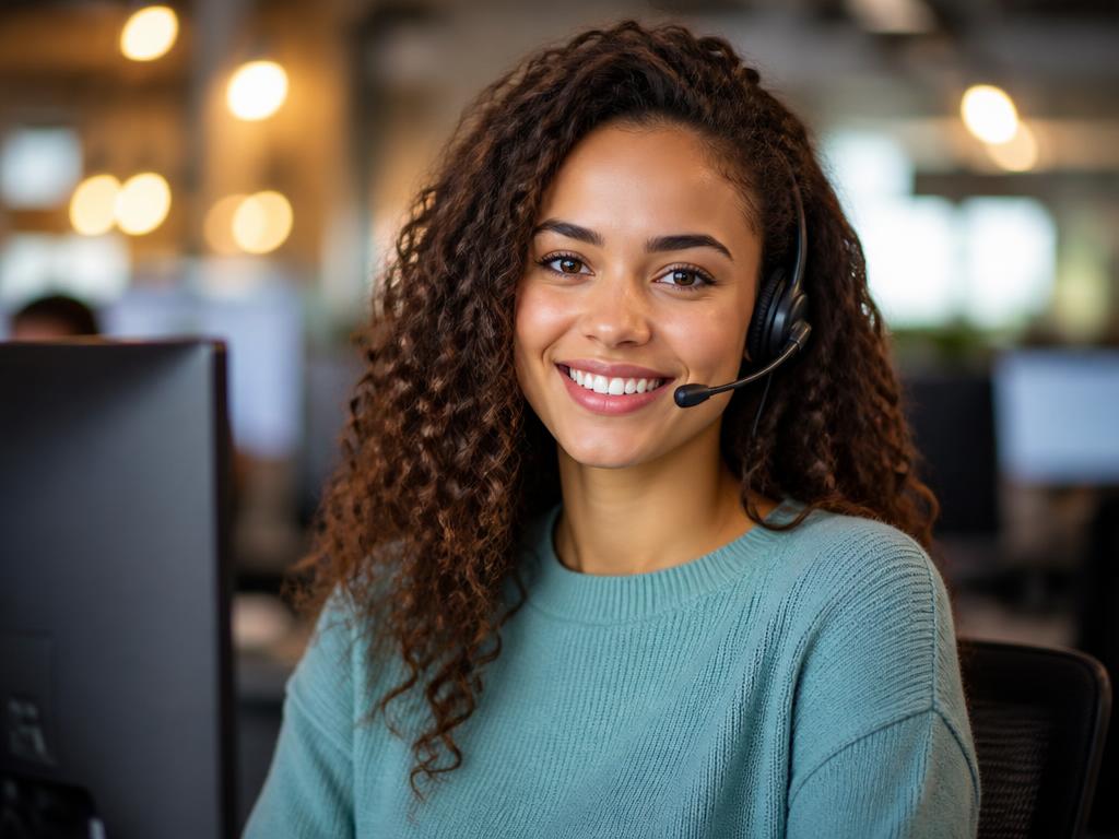 Friendly 24/7 support team member ready to help